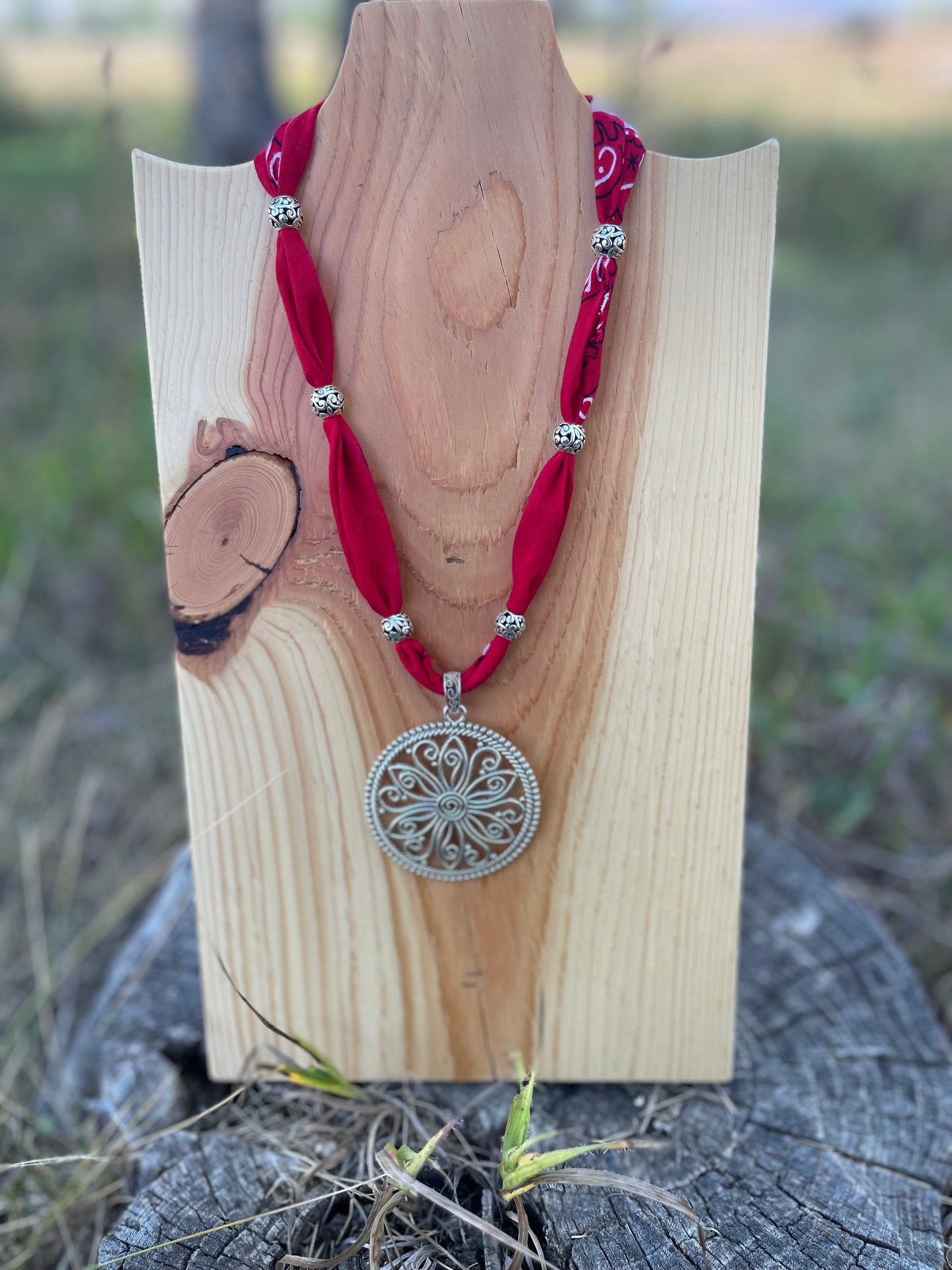 Sagebrush Exclusive x Crazy Kate Designs Western Bandana Necklace