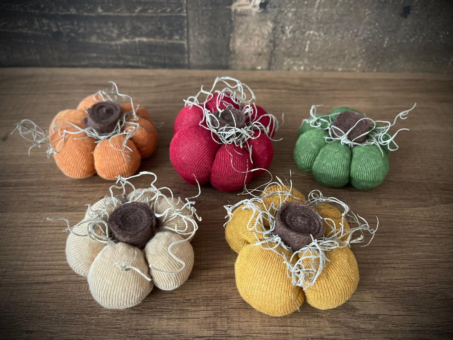 Cloth Decor Pumpkins