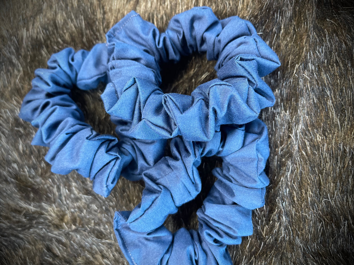 "Moody Blues" Hair Scrunchies