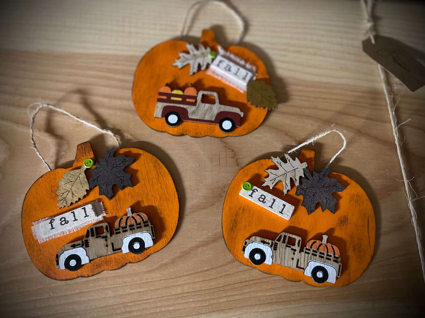 Harvest Handcrafted Pumpkin Ornaments