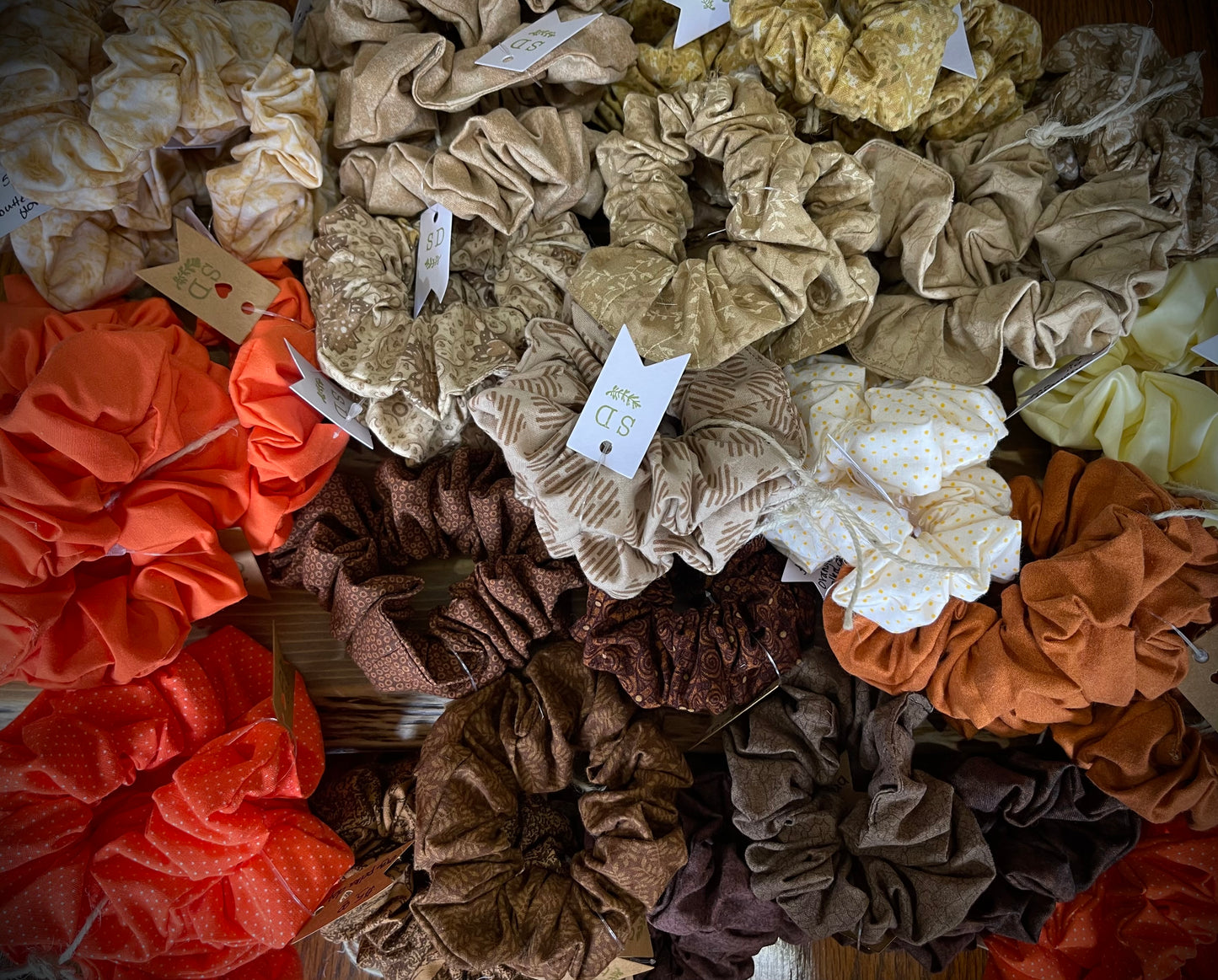 “Nature & Sunshine” Hair Scrunchies