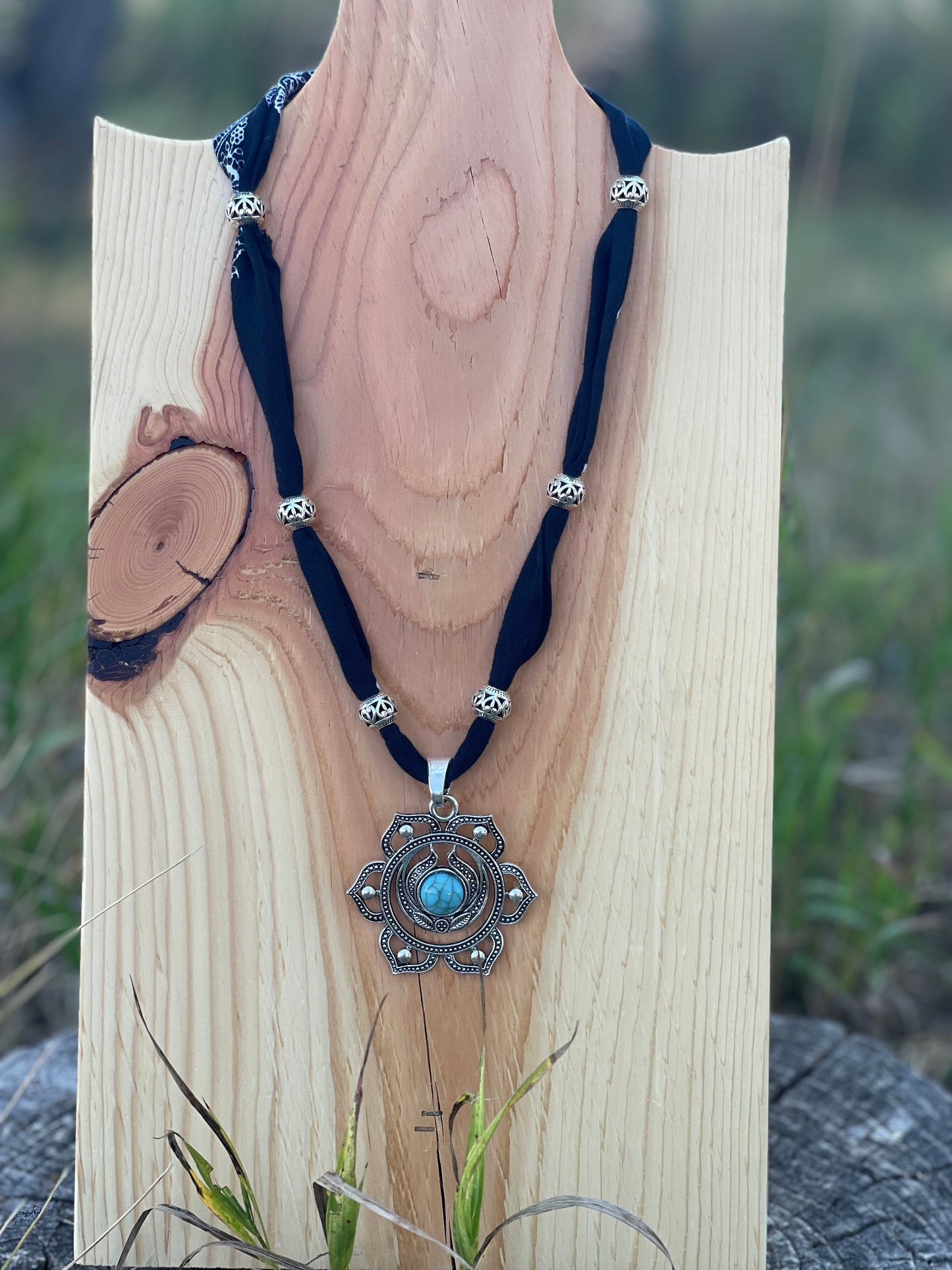 Sagebrush Exclusive x Crazy Kate Designs Western Bandana Necklace