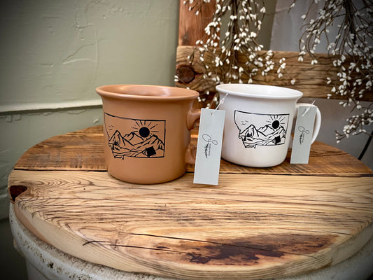 Montana Camp Ceramic Mugs