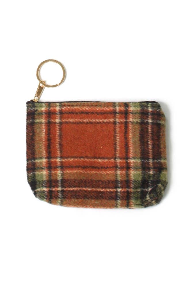 Plaid Print Coin Purses **NEW COLORS!!**