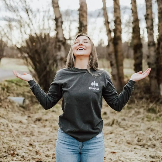 The Montana Scene "Montana" various designs Unisex Long Sleeve Tees