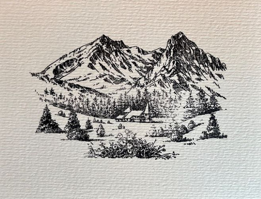 Scenic Cards (Blank Inside)- 12 Options