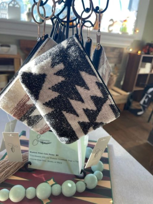 Monedero con estampado occidental-**¡NUEVOS colores agregados!**