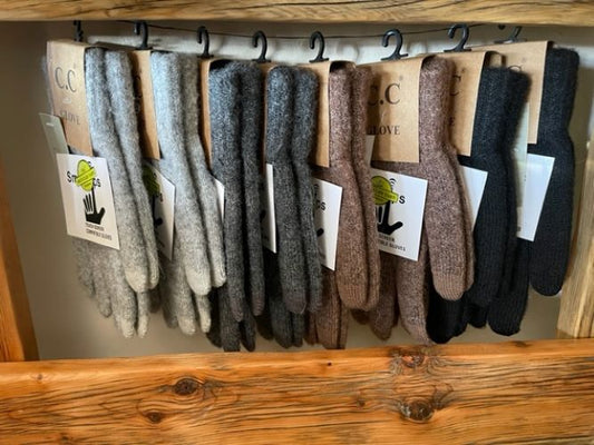 Guantes lisos de punto CC Heather