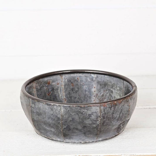 Hammered Tin Container